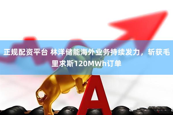 正规配资平台 林洋储能海外业务持续发力，斩获毛里求斯120MWh订单