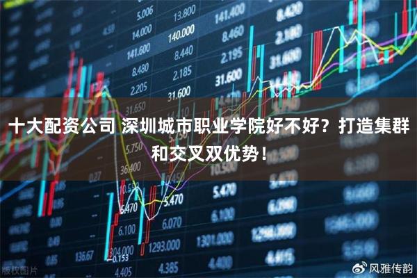 十大配资公司 深圳城市职业学院好不好？打造集群和交叉双优势！